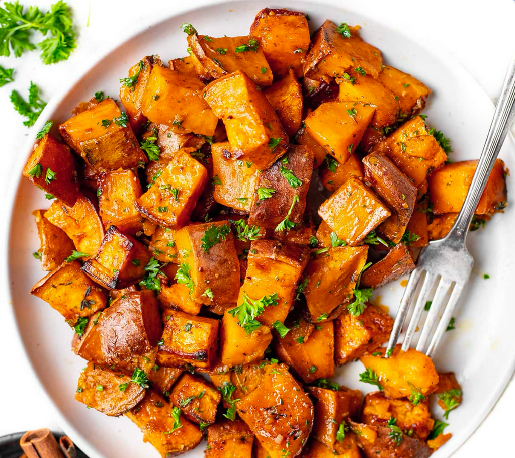 Oven Roasted Sweet Potatoes